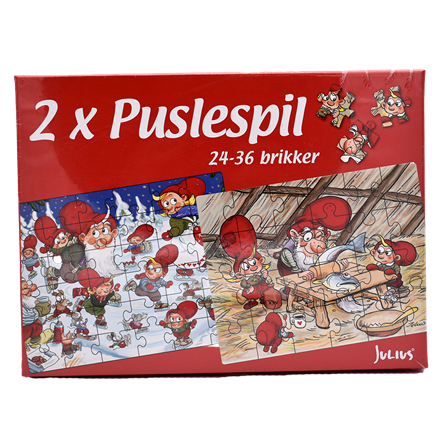 Julepuslespil x 2