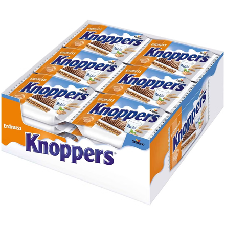 Knoppers Jordnødder 24x25 g 