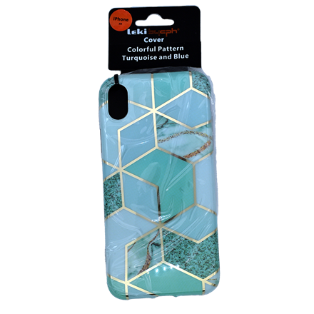 Colorful Pattern Turqoise and Blue XR