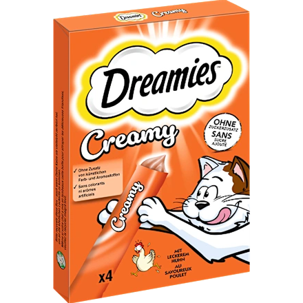 Dreamies Creamy Høns 40 g