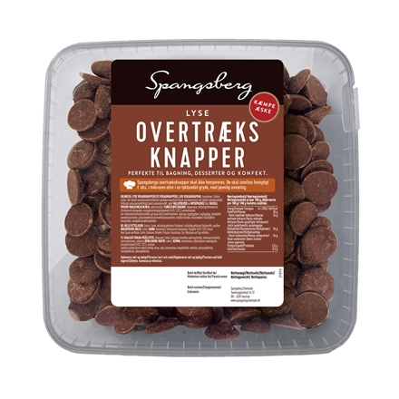 Spangsberg Overtræksknapper Lys 600 g