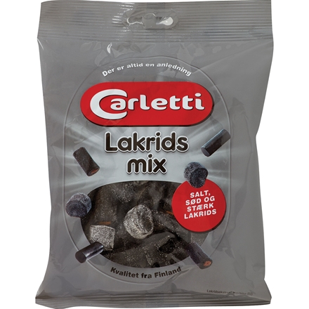 Carletti Finsk Lakrids Mix 330 g