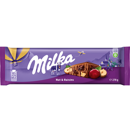 Milka Raisins & Hazelnuts 270 g