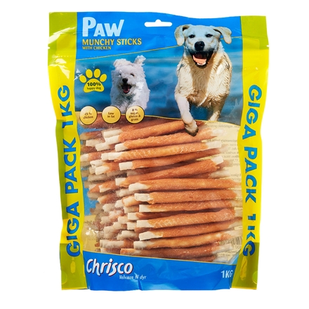 Chrisco - Paw Chicken Munchy Sticks 1 kg