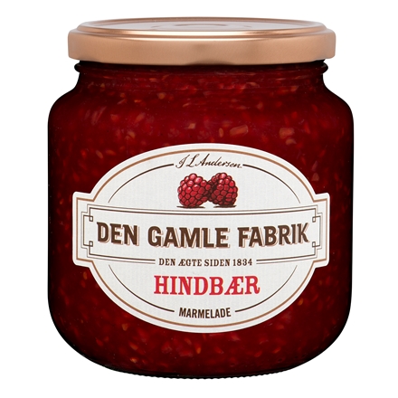 Den Gamle Fabrik Hindbærmarmelade 600 g
