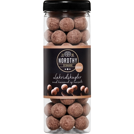 Nordthy Lakridskugler Karamel Havsalt 300 g