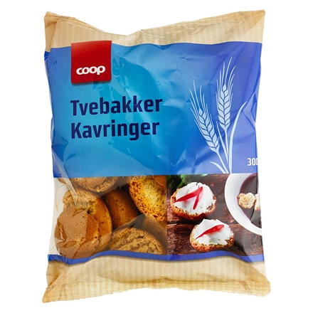 Coop Tvebakker 300 g