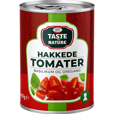 Taste of Nature Hakkede Tomater med Krydderurter 400g