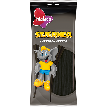 Malaco Stjerner Lakrids 92 g