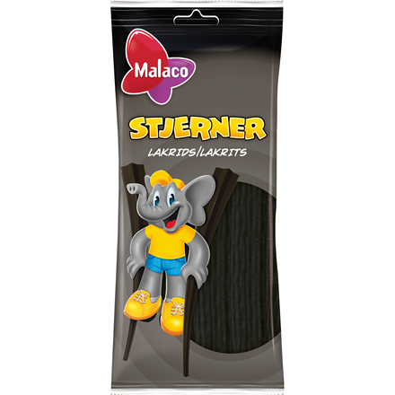 Malaco Stjerner Lakrids 92g