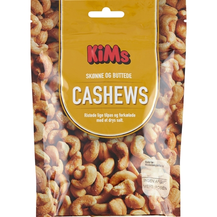 Kims Saltede Cashew Nødder 80g