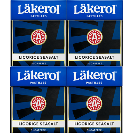 Läkerol Sea Salt 4-pak