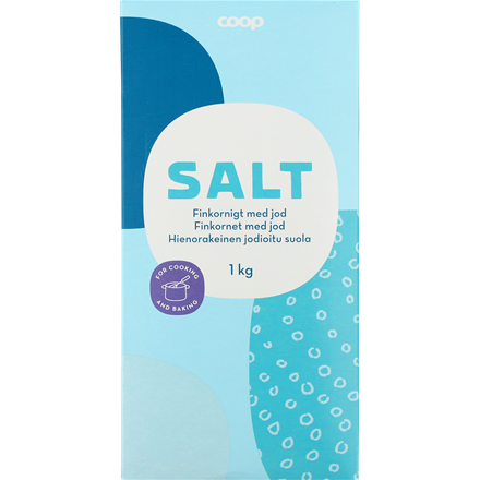 Coop Fint Salt 1000 g