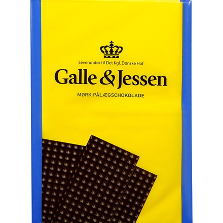 Galle & Jessen Pålægschokolade Mørk 216 g