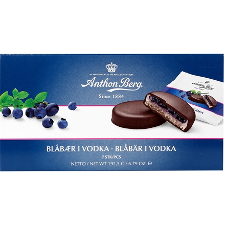 Anthon Berg Tærter Blueberry i Vodka 192,5g