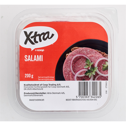 Salami i skiver 200g