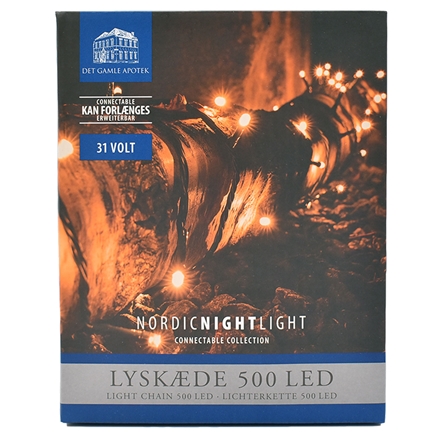 Lightchain w/500LED, W2495cm,31V/Connect