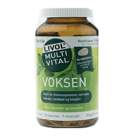 Livol Multi Vital Voksen 150 stk