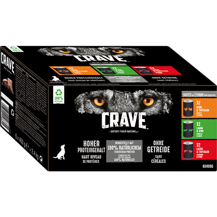 Crave Dog Multipack Dåse 6 x 400 g