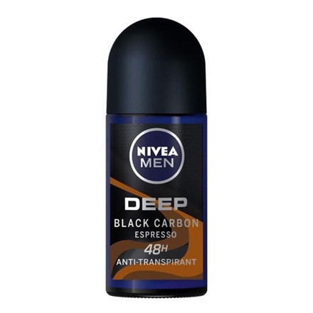 Nivea Deo Roll-On Deep Black Carbon Male 50 ml
