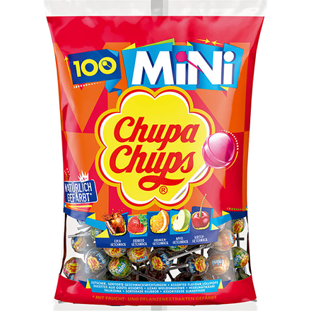 Chupa Chups Mini 100 stk 600 g