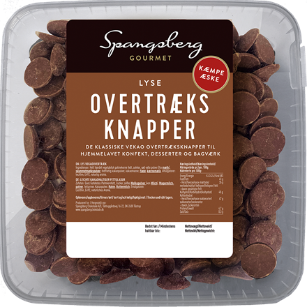 Spangsberg Overtræksknapper Lys 720 g