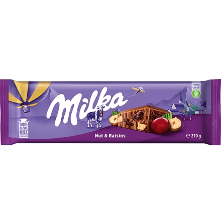 Milka Raisins & Hazelnuts 270 g