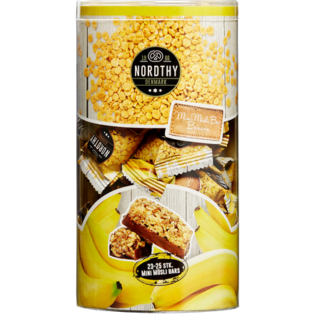 Nordthy Mini Müsli Bars Banan Rør 350 g