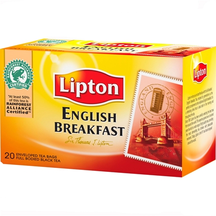 Lipton Daring English Breakfast te, 20 breve