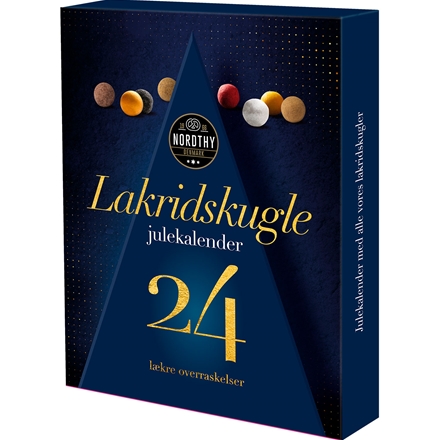 Nordthy Julekalender Lakridskugler 260 g