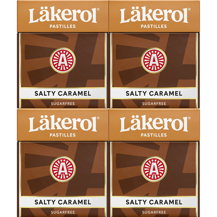 Läkerol Salty Caramel 4-pak