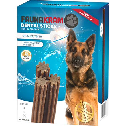 Faunakram GF Dental Multibox 28stk L 1080g