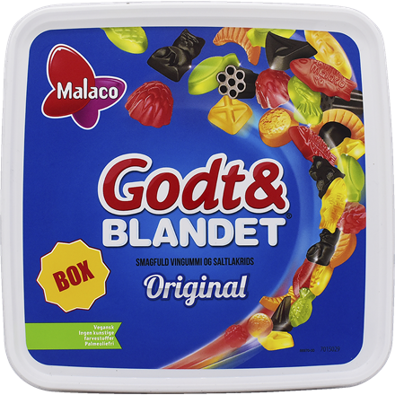 Malaco Godt & Blandet 2 kg