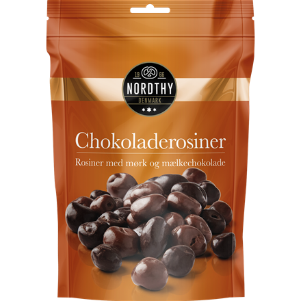 Nordthy Chokolade Rosiner 125 g