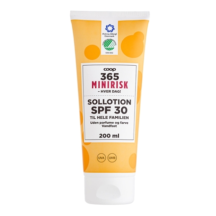 365 Minirisk Sollotion, SPF30, 200 ml