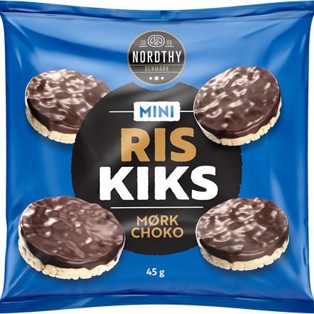 Nordthy Mini Riskiks Mørk Choko 45 g