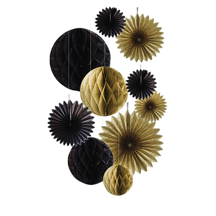 Dekorationssæt 10 stk