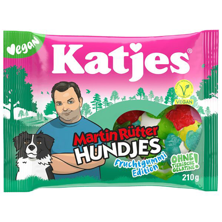 Katjes Martin Rütter Hundjes Fruchtgummi 210 g