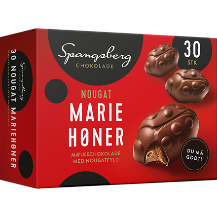 Spangsberg Mariehøner Nougat 312 g