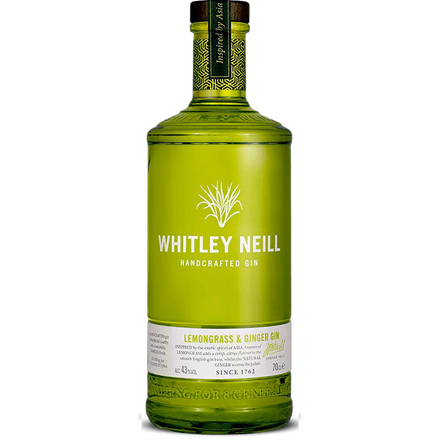 Whitley Neill Lemongrass & Ginger Gin 43% 0,7l