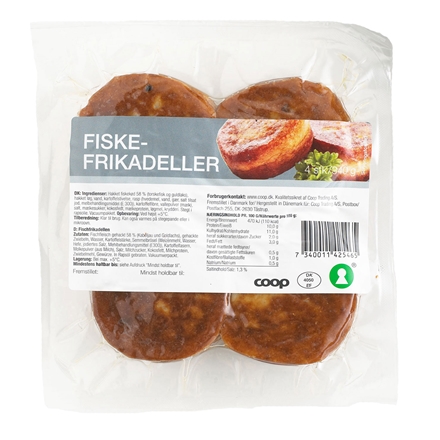 Fiskefrikadeller 340gr