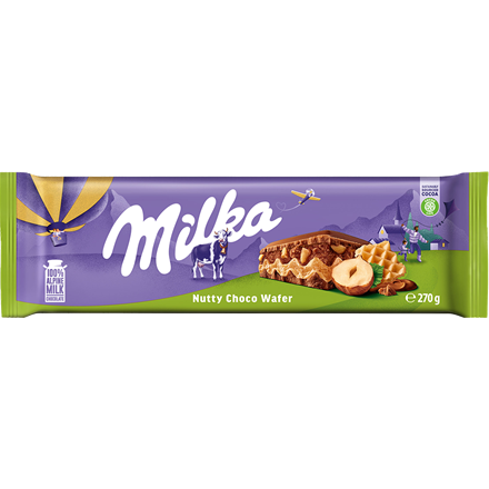 Milka Nutty Choco Wafer 270 g
