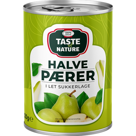 Taste of Nature Halve Pærer 820/480g