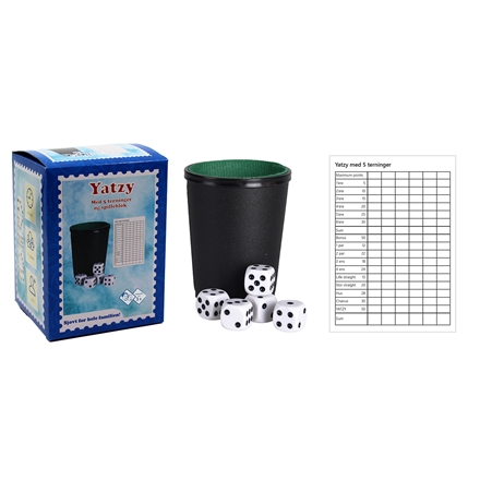 Yatzy Komplet M/5 Terninger