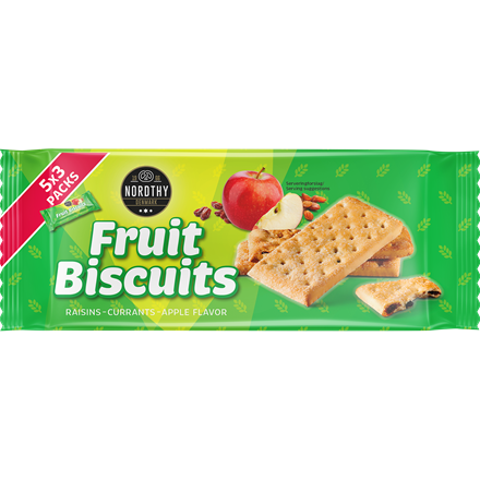 Nordthy Fruit Biscuits Apple 218g