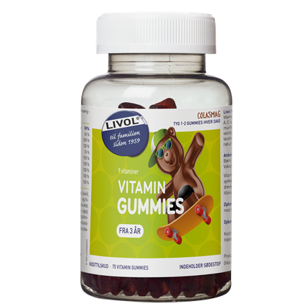 Livol Børn Vitamin Gummies Colasmag 75 Stk.