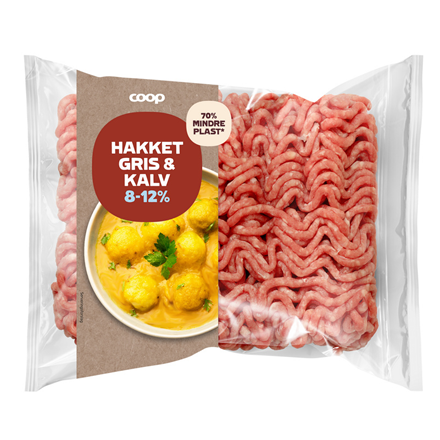 Coop Hakket Svine & Kalvekød 8-12% 500 g