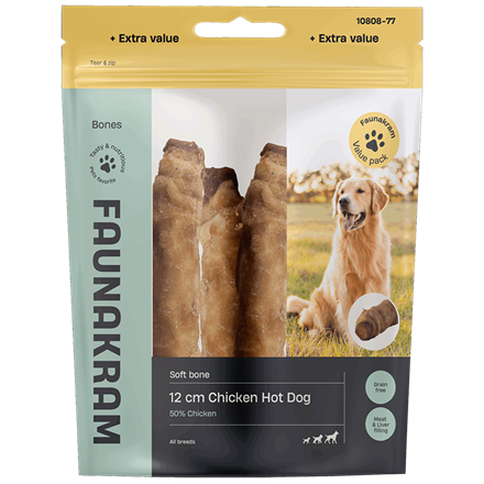 Faunakram Faunakram Chicken Hot Dog 300 g 12 cm