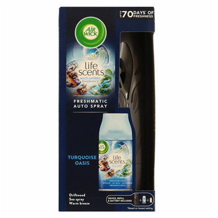 AirWick Freshmatic Black Turquoise Oasis Starterkit 250 ml