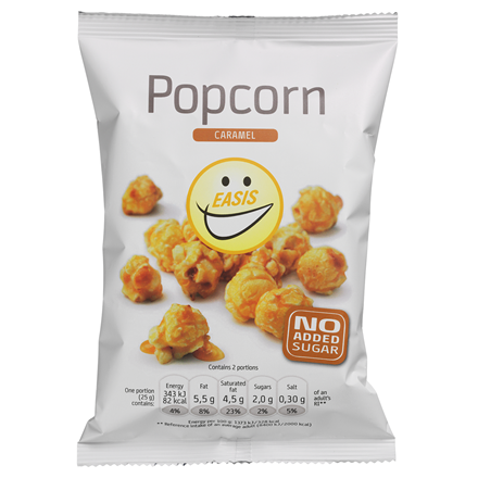 EASIS Popcorn Med Karamel  50 g